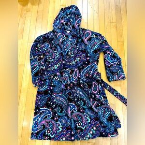 Vera Bradley Colorful Paisley Hooded Robe